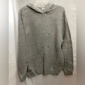 Goodfellow gray hooded sweater - size M